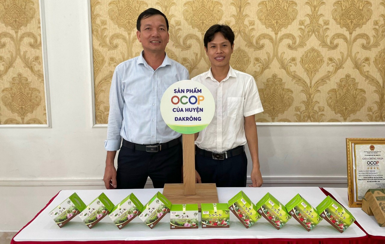 Các sản phẩm trà thảo dược của HTX Hùng Anh, Đakrông