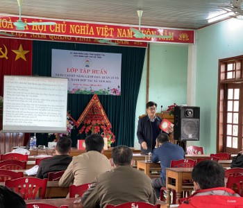 Lớp tập huấn tại huyện Vĩnh Linh