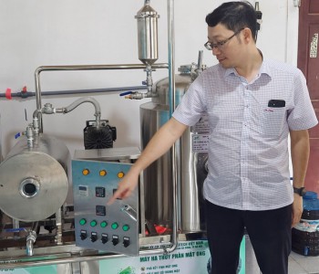 Hỗ trợ hệ thống hạ thủy phần mật ong cho HTX nông sản xanh Vĩnh Hòa, Vĩnh Linh