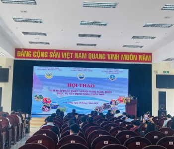 Hội thảo về phát triển ngành nghề trong xây dựng nông thôn mới