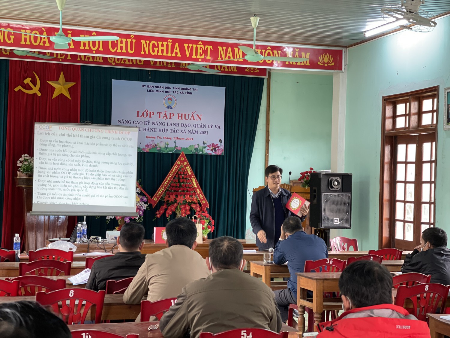 Lớp tập huấn tại huyện Vĩnh Linh