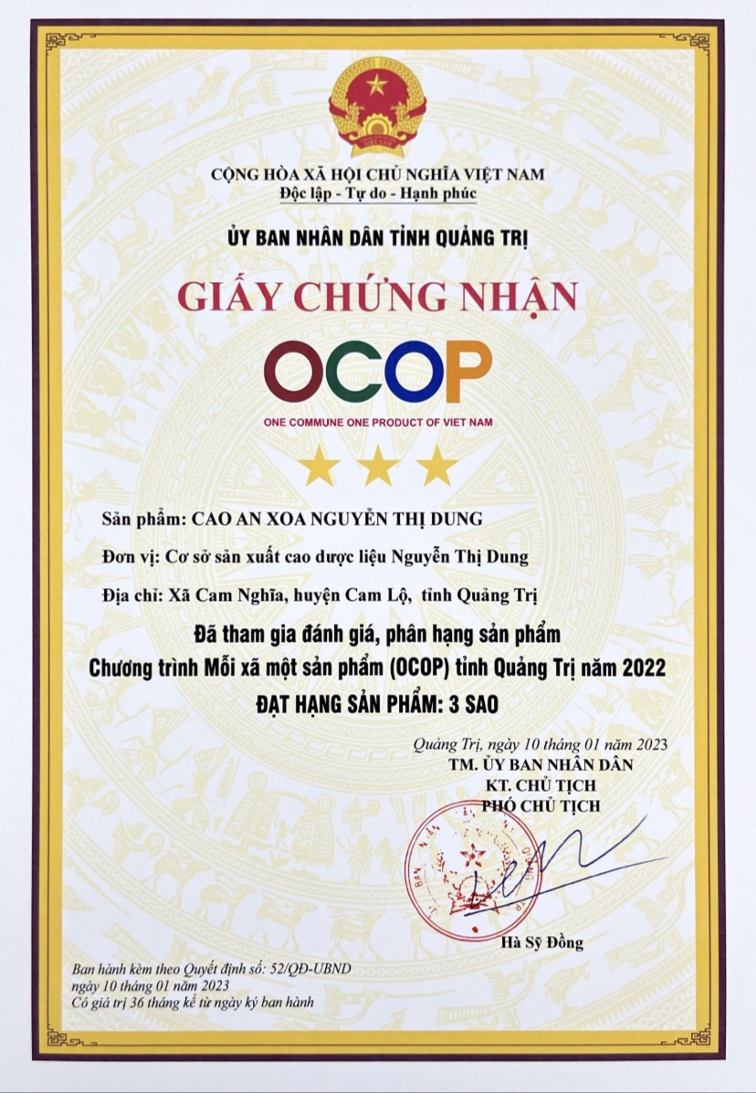 Cao An Xoa Nguyễn Thị Dung